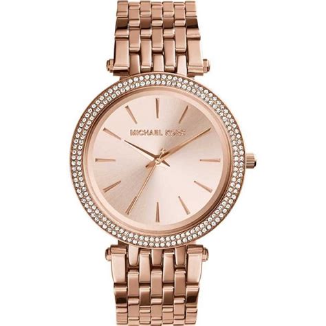 michael kors ladies gold tone bracelet watch|Michael Kors rose gold set.